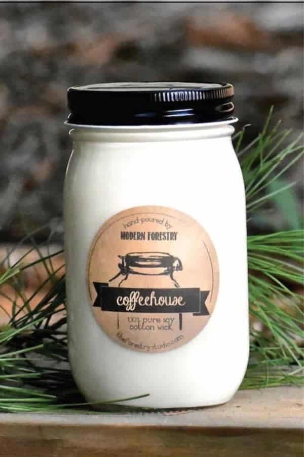 Coffeehouse Mason Jar Candle