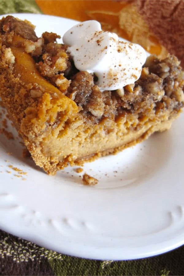 Pumpkin Pecan Cheesecake