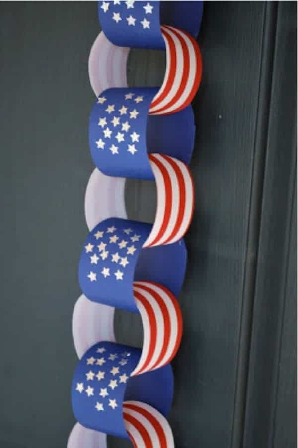 Patriotic Paper Chain