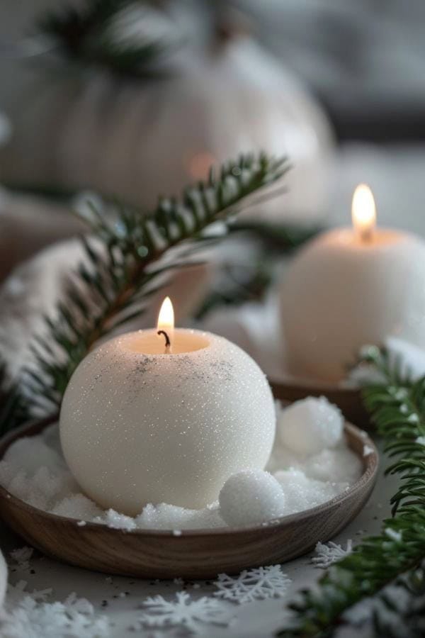 SNOWBALL CANDLES