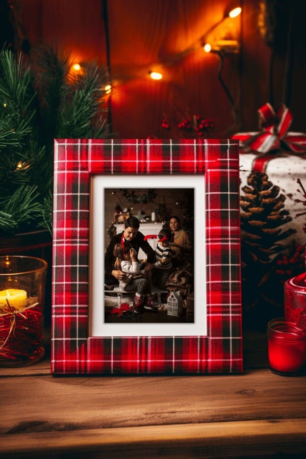 Plaid Photo Frames