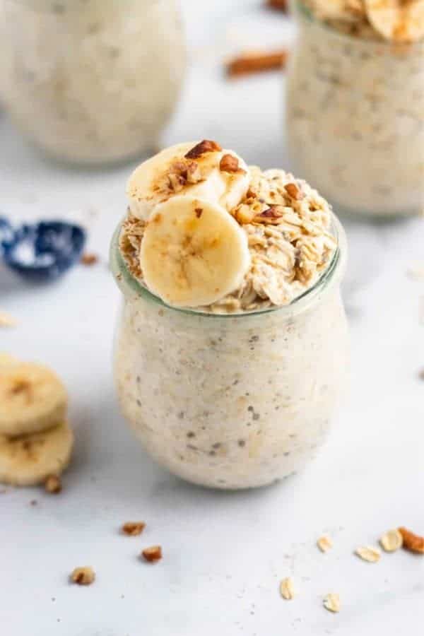 Banana Bread Overnight Oats