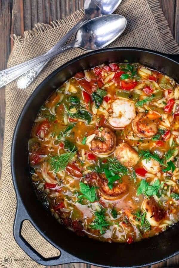 MEDITERRANEAN SHRIMP SOUP