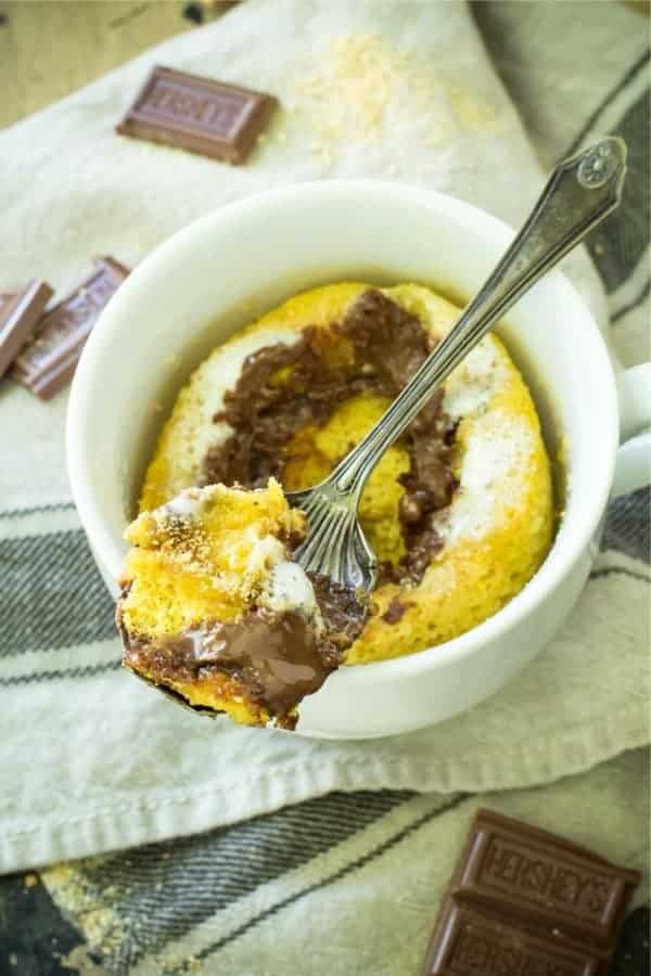 Gluten Free S’mores Mug Cake