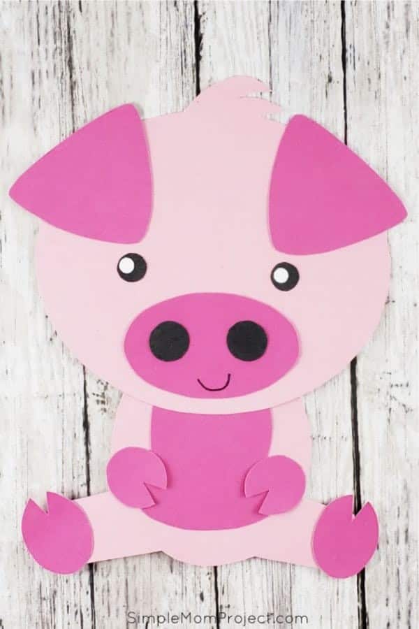 DIY Pig Craft Activity for Preschool Kids