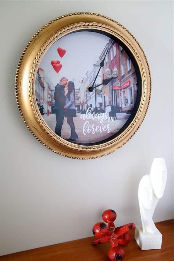 Handmade Photo Clock Craft