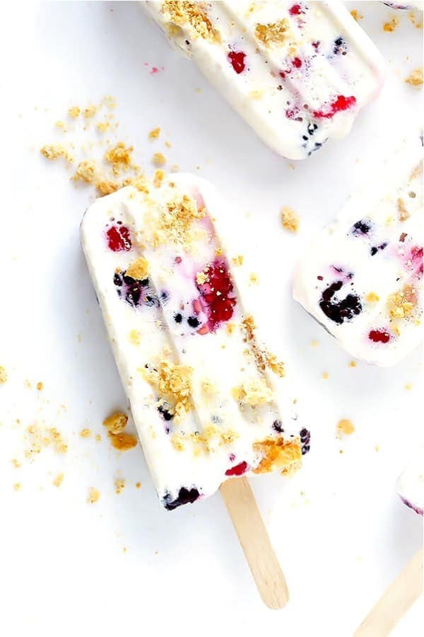 Berry Cheesecake Pops