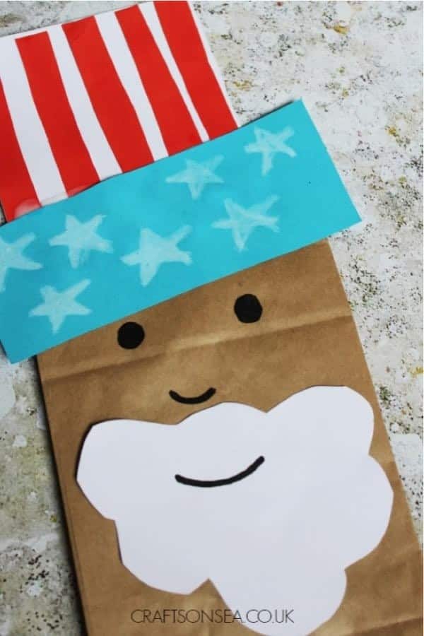 Paper Bag Uncle Sam