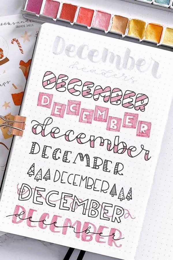 December Header Inspiration