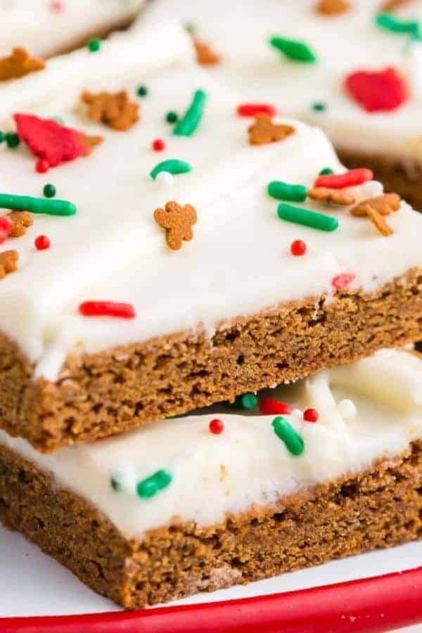 CHEWY GINGERBREAD BARS