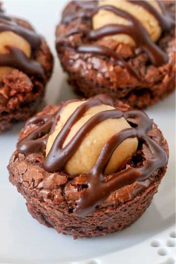 Buckeye Brownie Bites