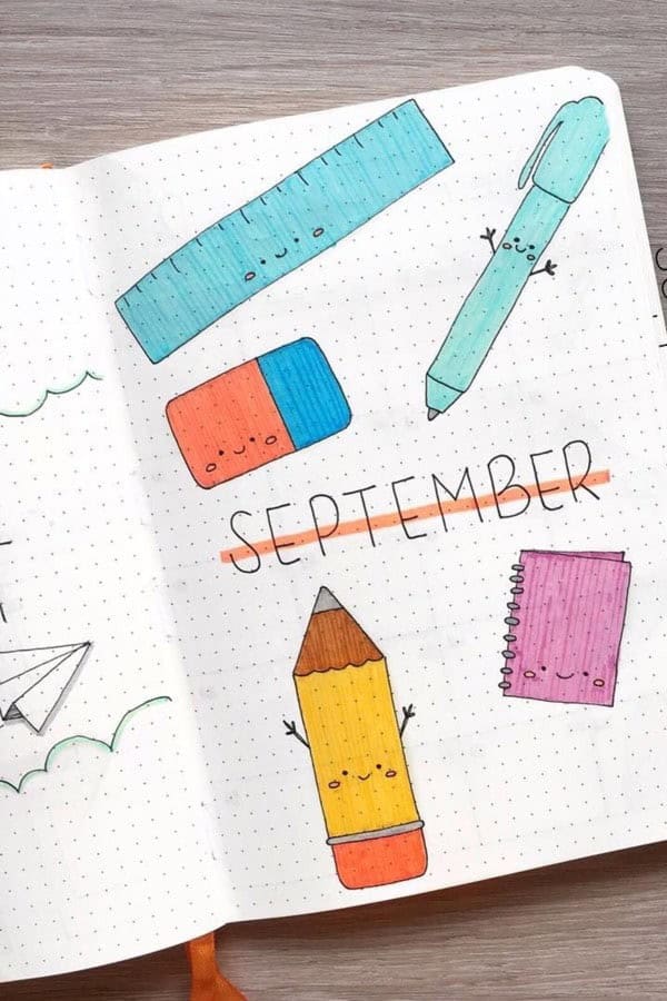 School Theme Monthly Cover