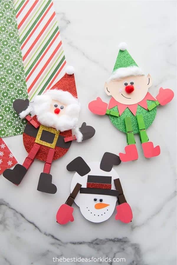 Clothespin Christmas Crafts