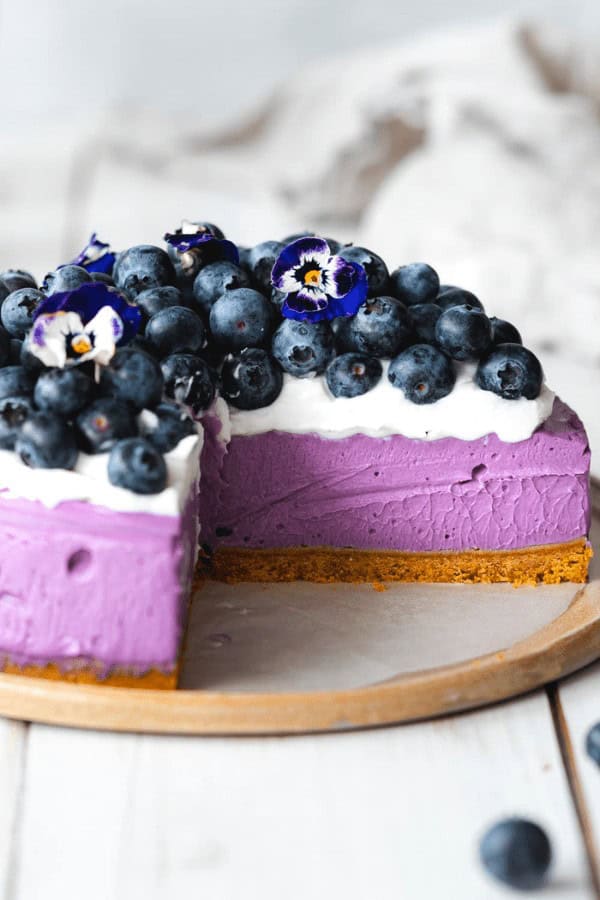 Vegan Blueberry Cheesecake