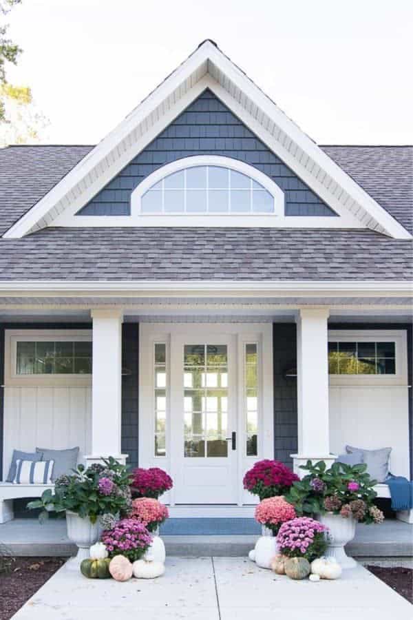 Purple Fall Front Porch