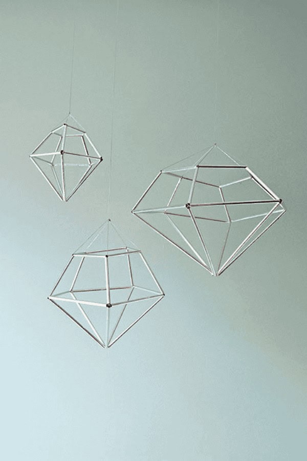 Hanging Diamond Decor