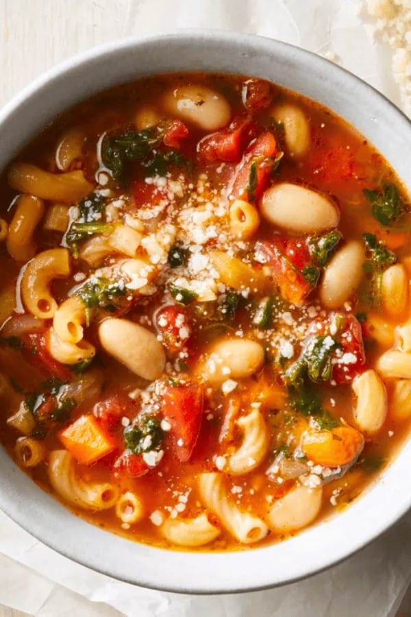 White Bean Soup with Pasta