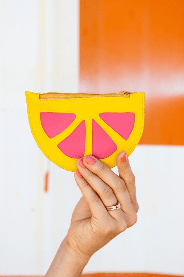 Citrus Wedge Coin Purse