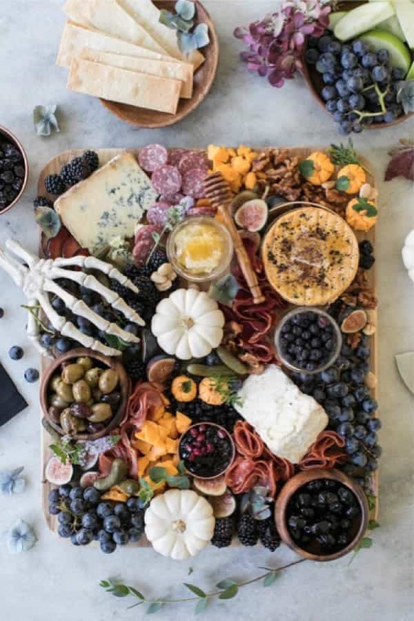 Halloween Meat and Cheese Board