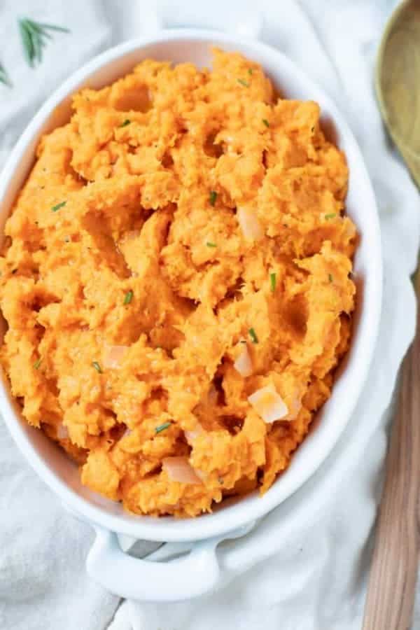 HEALTHY MASHED SWEET POTATOES