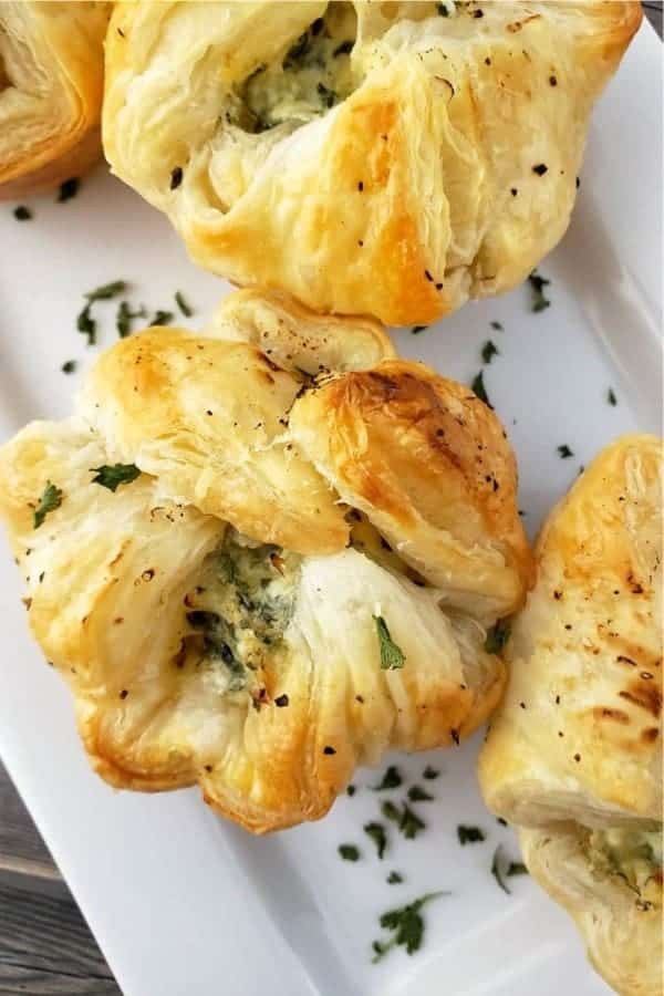 Spinach Puff Pastry Cups