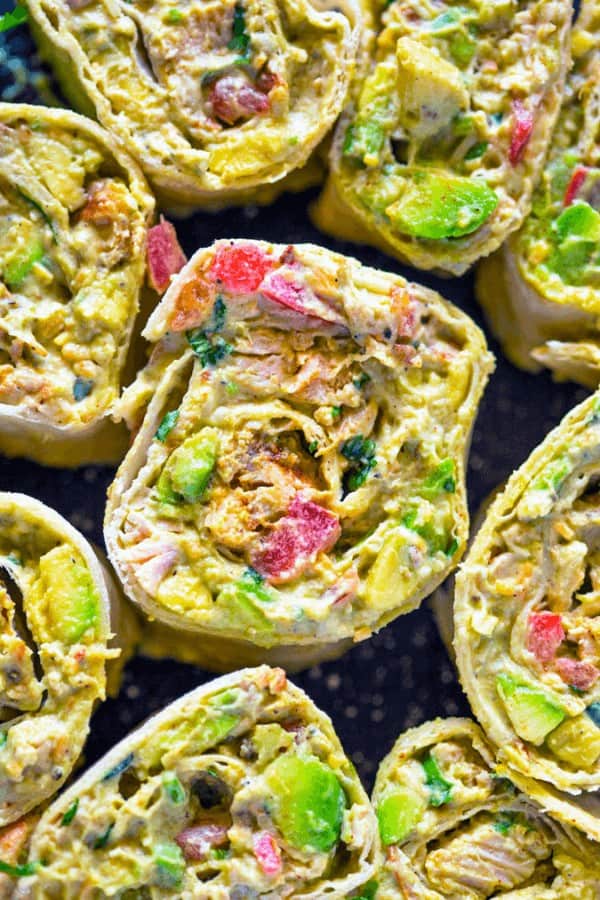 Chicken & Avocado Roll-Ups