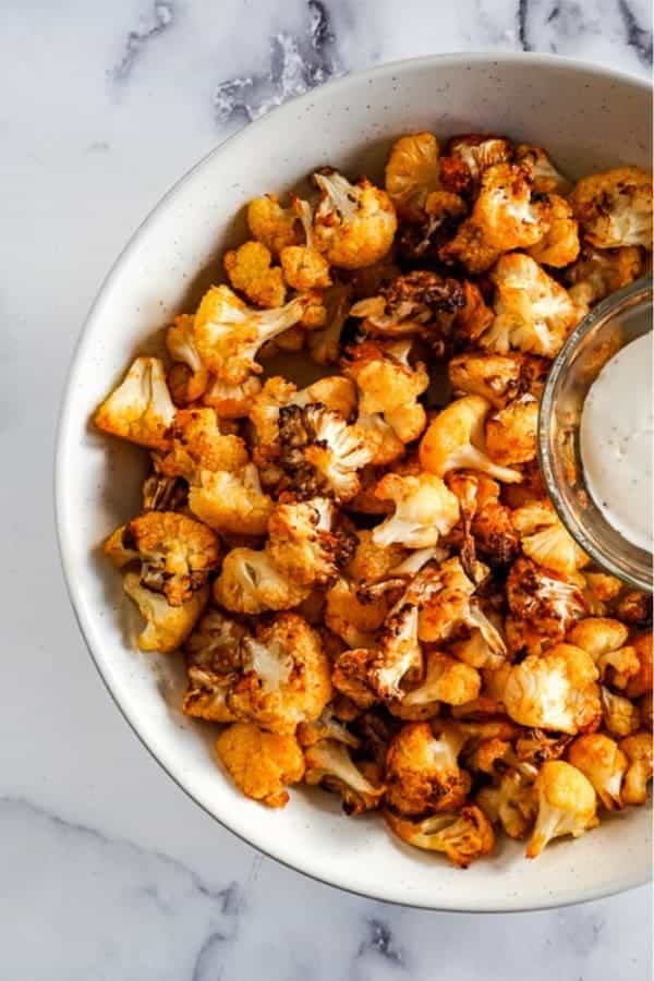 Sweet & Spicy Air Fryer Cauliflower