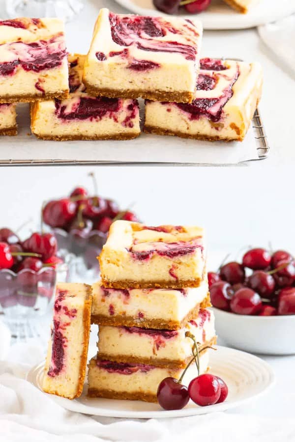 Cherry Cheesecake Bars