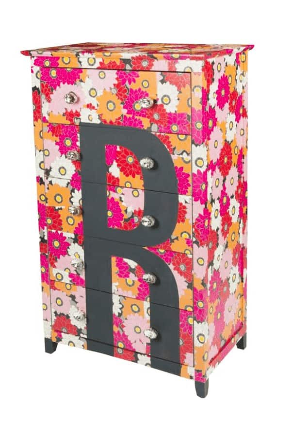 Monogrammed Decoupage