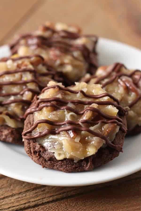 German Chocolate Cookies