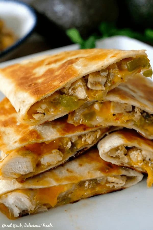 Cheesy Chicken Quesadilla