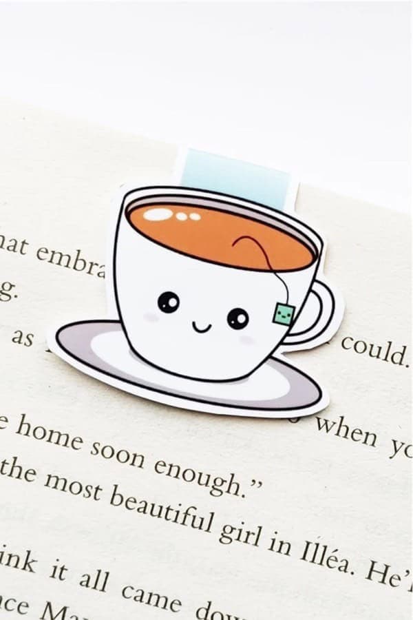 Cute Tea Magnetic Bookmark