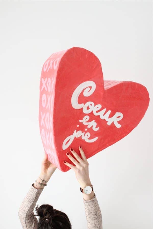 DIY Heart-Shaped Paper Mache