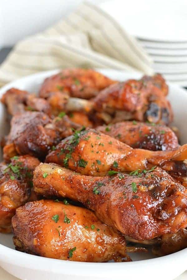 Slow Cooker Sweet Orange Chicken Drumsticks