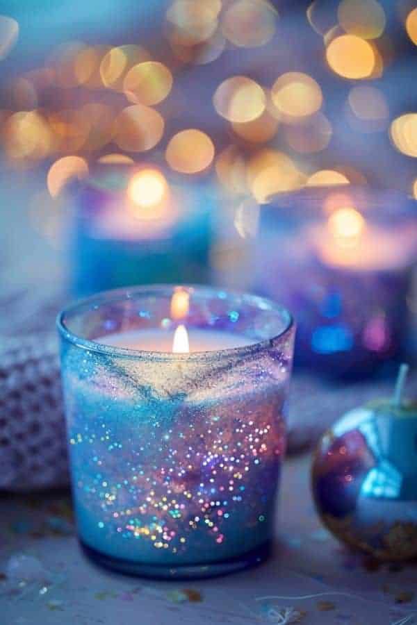 GALAXY GLITTER CANDLES