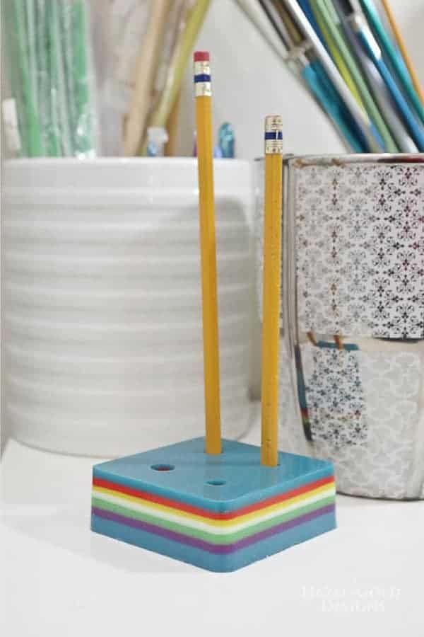 Colorful DIY Pencil Holder Craft