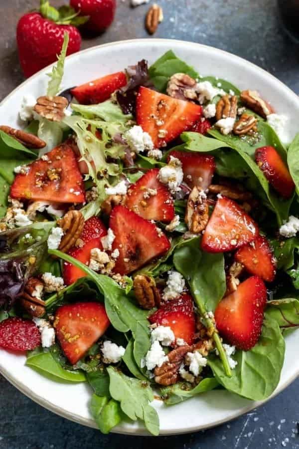 STRAWBERRY SPINACH SALAD RECIPE