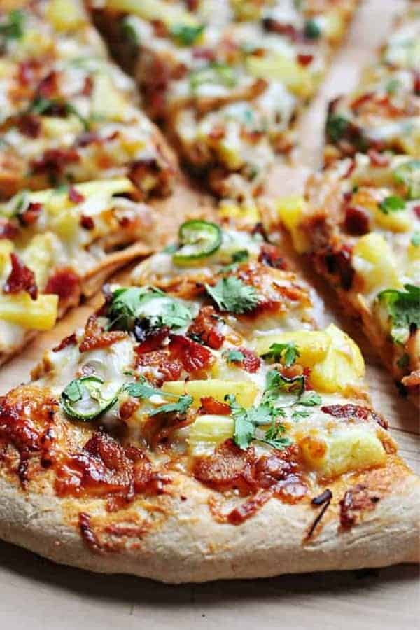 Pineapple Pulled Pork Pizza