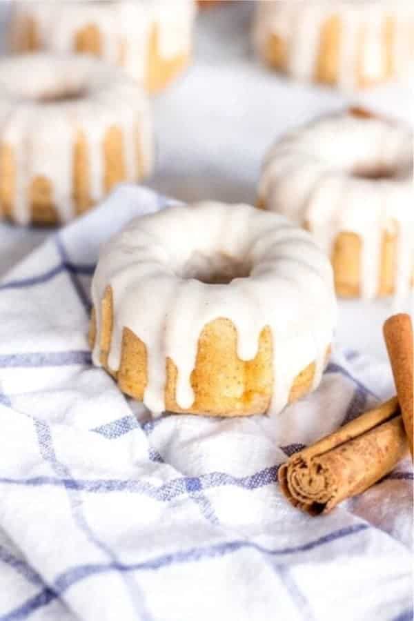 Eggnog Chai Mini Bundt Cakes