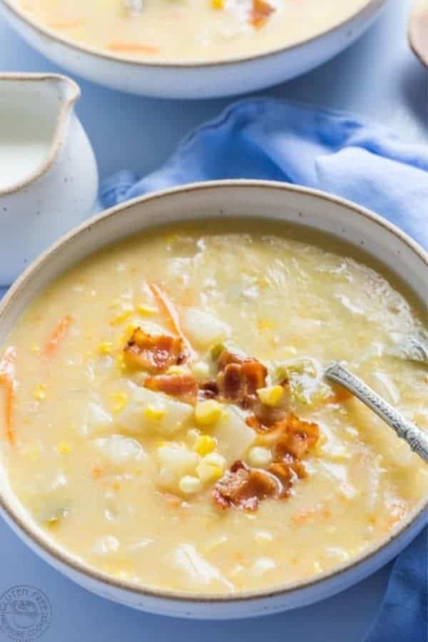 Corn Chowder With Potato & Bacon