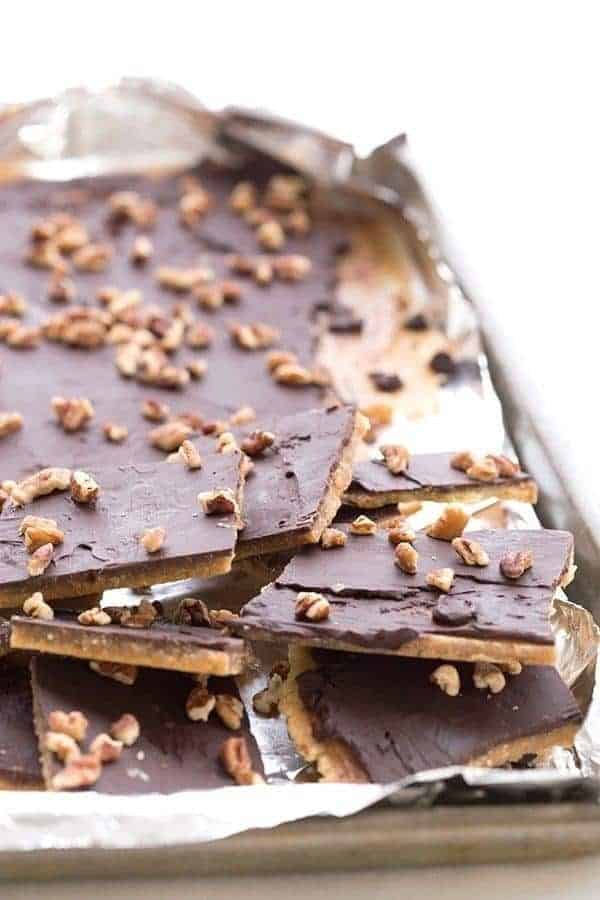 LOW CARB CRACKER TOFFEE