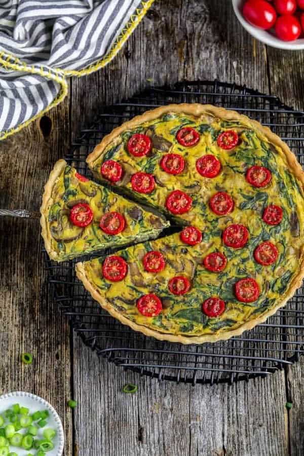 EASY VEGAN QUICHE