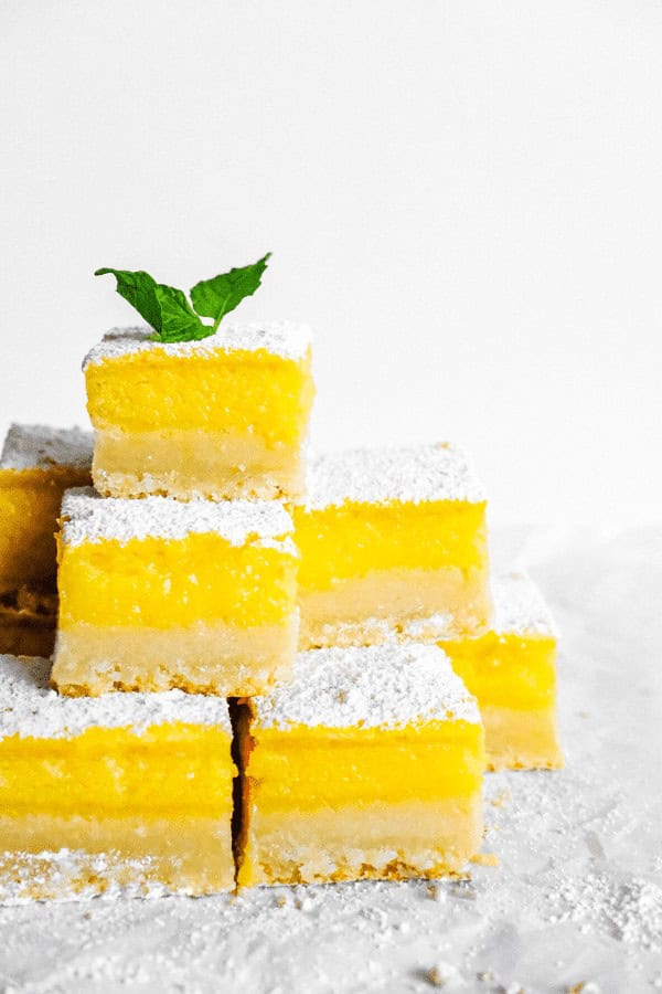 Yuzu Bars With Shortbread Crust