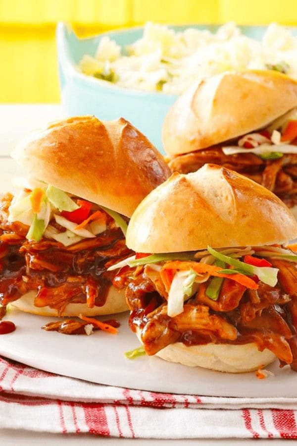 BBQ Chicken Sliders