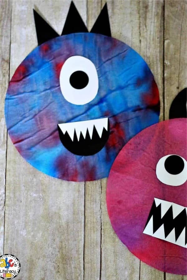 How To Make A Tie Dye Coffee Filter Monster