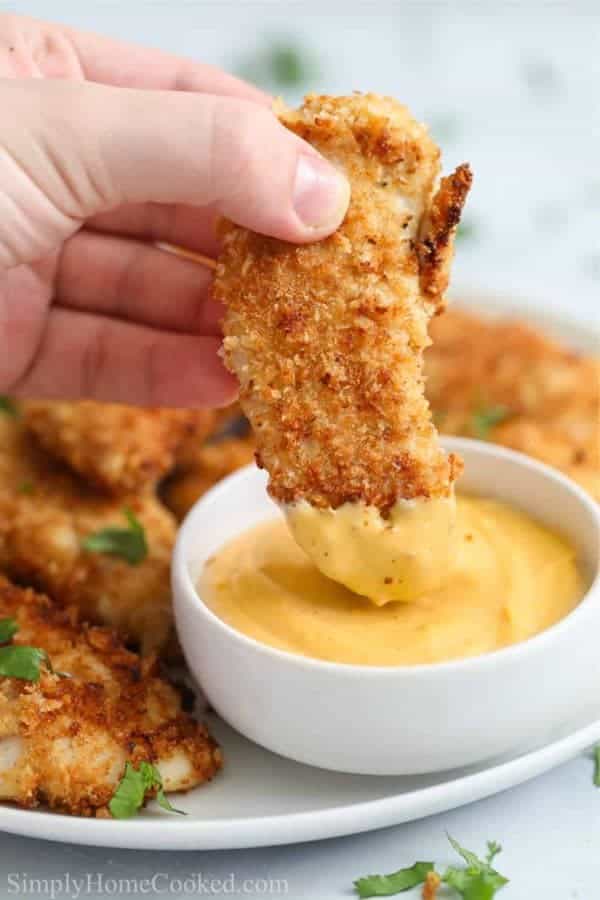 Breaded Air Fryer Chicken Tenders