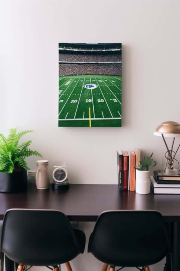 DIY FOOTBALL CANVAS ART