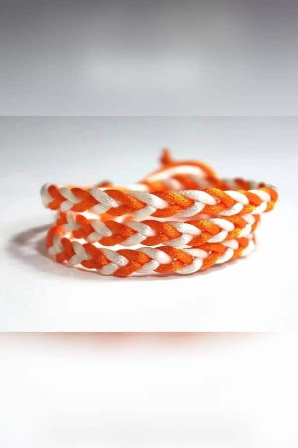 CHEVRON BRAIDED BRACELET