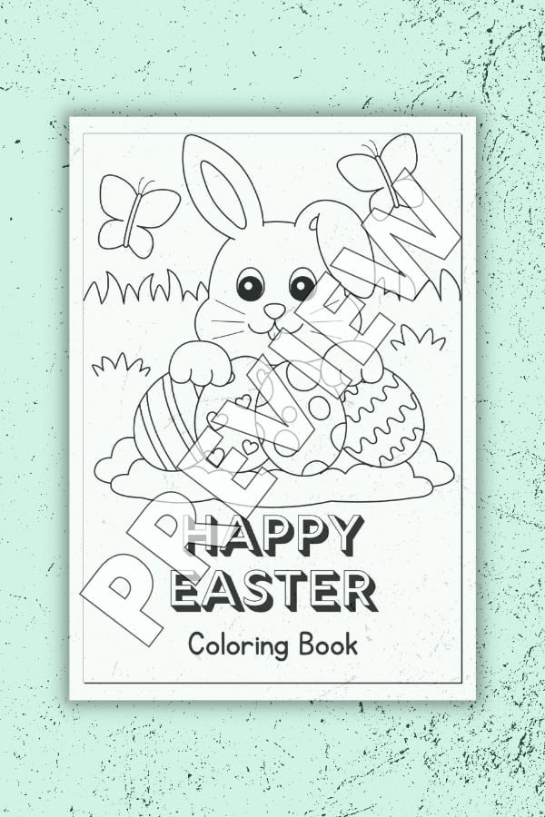 HAPPY EASTER CHILDREN’S COLORING BOOK