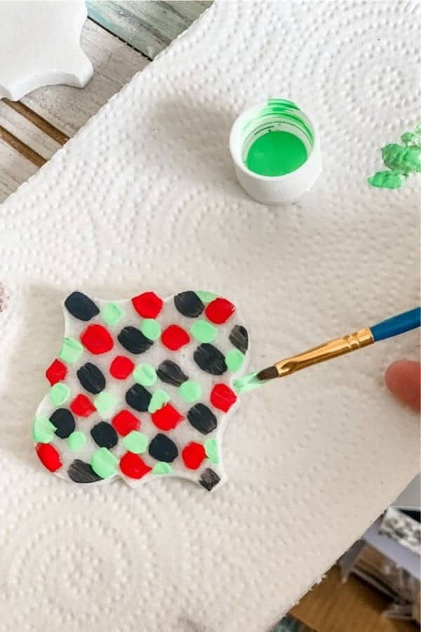 DIY Tile Ornaments